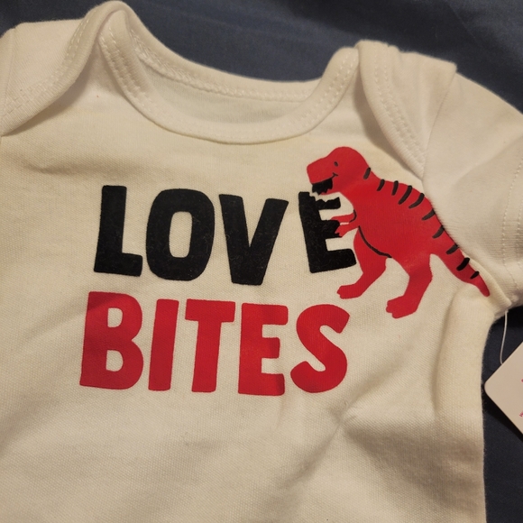Way To Celebrate Love Bites 2 Piece Bodysuit And Pants Toddler Size Newborn - Picture 5 of 5